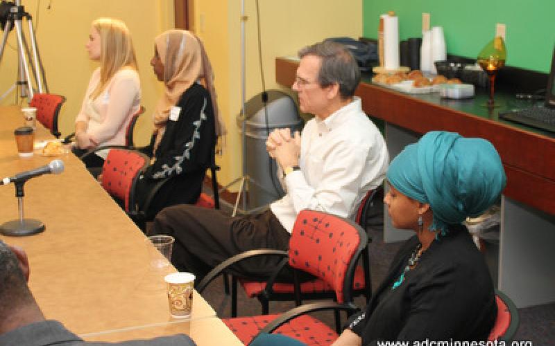 Participants respond to remarks by Jeremy Hanson Willis, Director of Community Planning and Economic Development for the City of