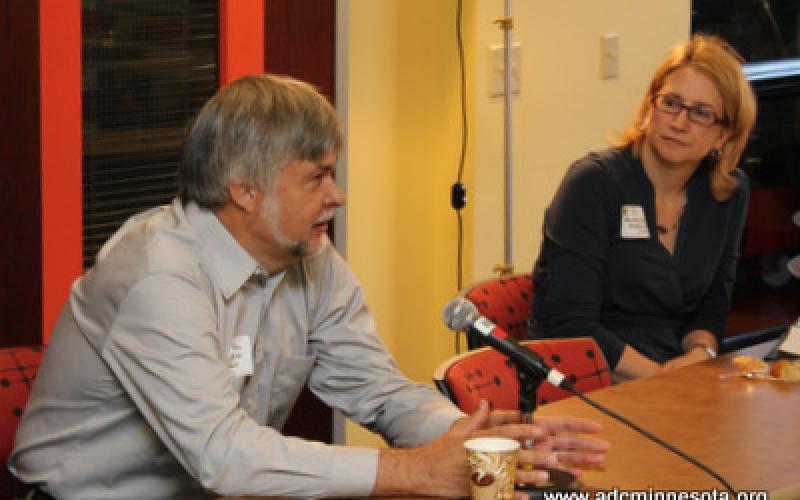 Participants respond to remarks by Jeremy Hanson Willis, Director of Community Planning and Economic Development for the City of